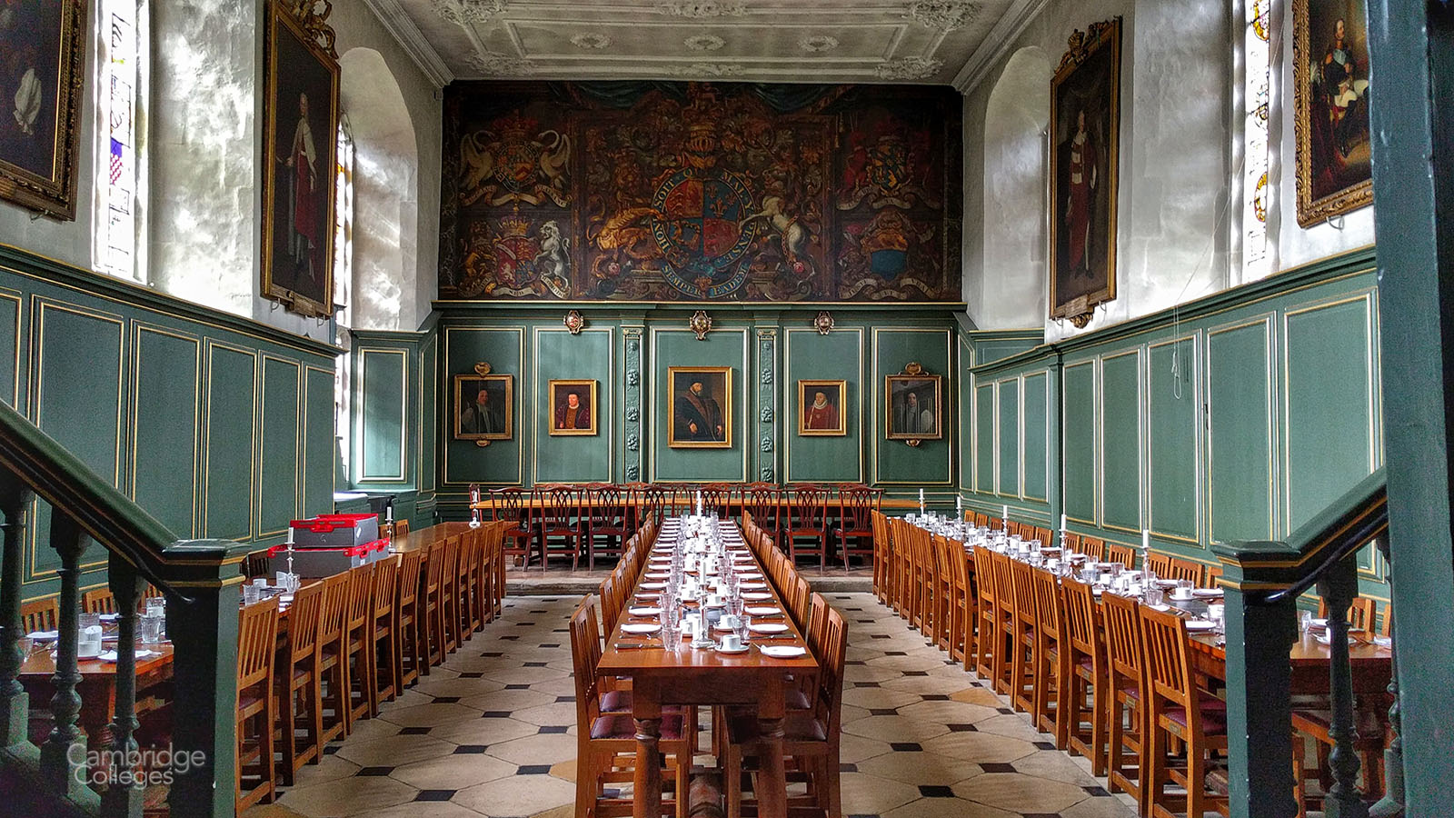 Magdalene college, Cambridge dining hall