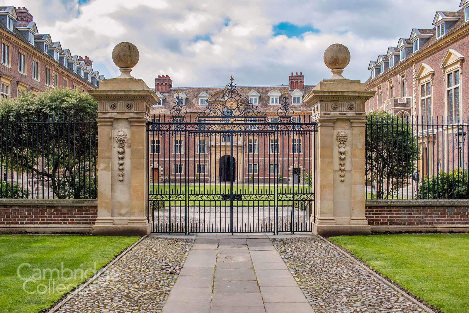 The gates of St Catharine's college