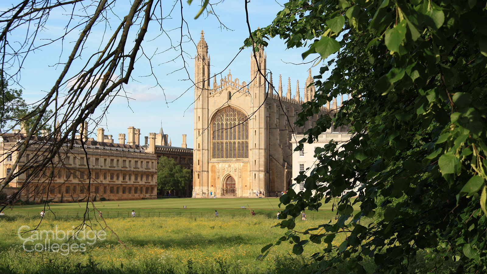 A view of King's college chapel from the Cambridge backs