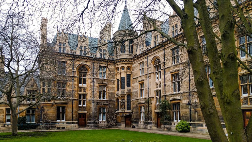 Alfred Waterhouse building at Caius College