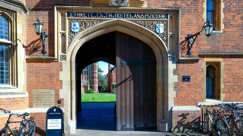 The main entrance to Selwyn College