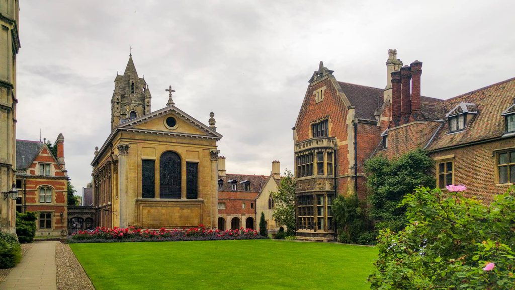 The grounds of Pembroke College, Cambridge