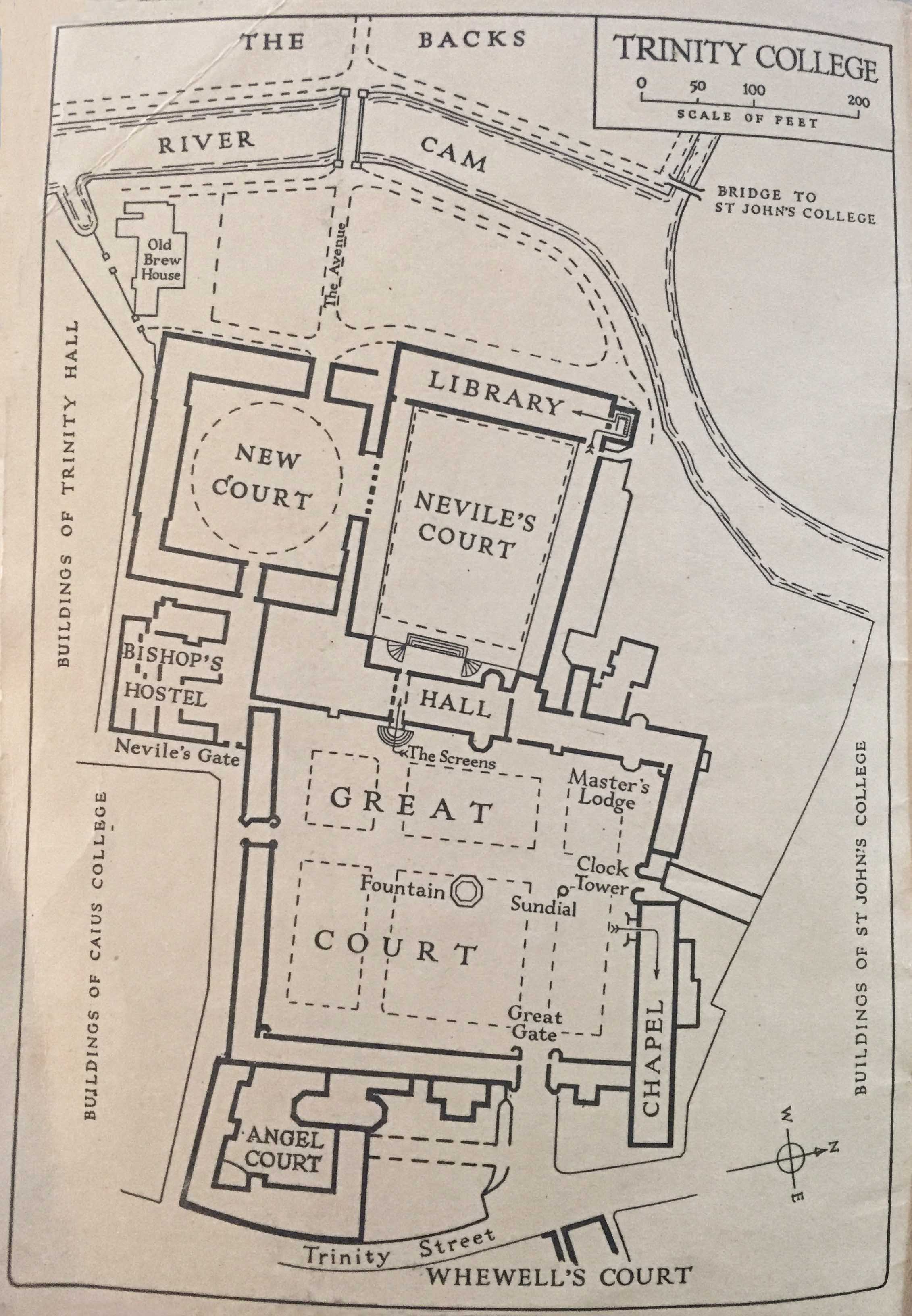 Trinity college layout