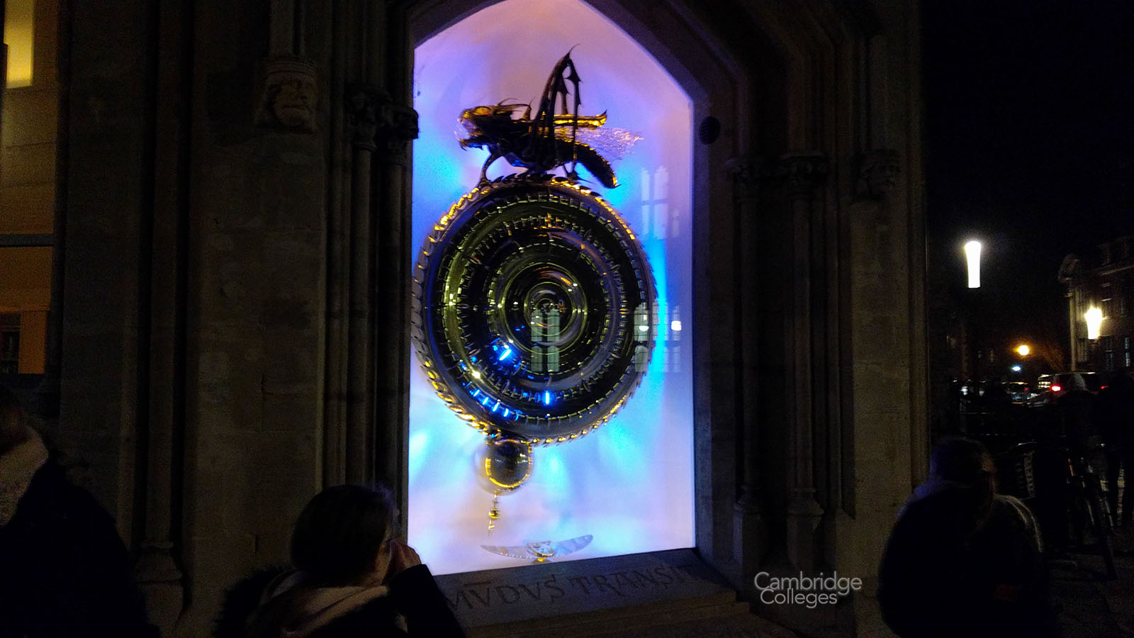 The Corpus chronophage at night