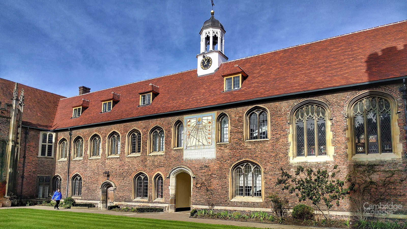 The library and old chapel of Queens' college, Cambridge