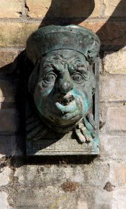 Benedict Spinola gargoyle at Quayside in Cambridge