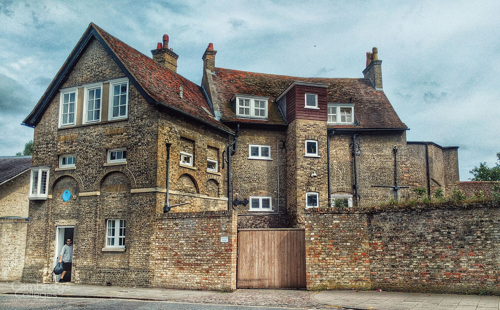 Part of Darwin college, Cambridge as seen from Silver Street