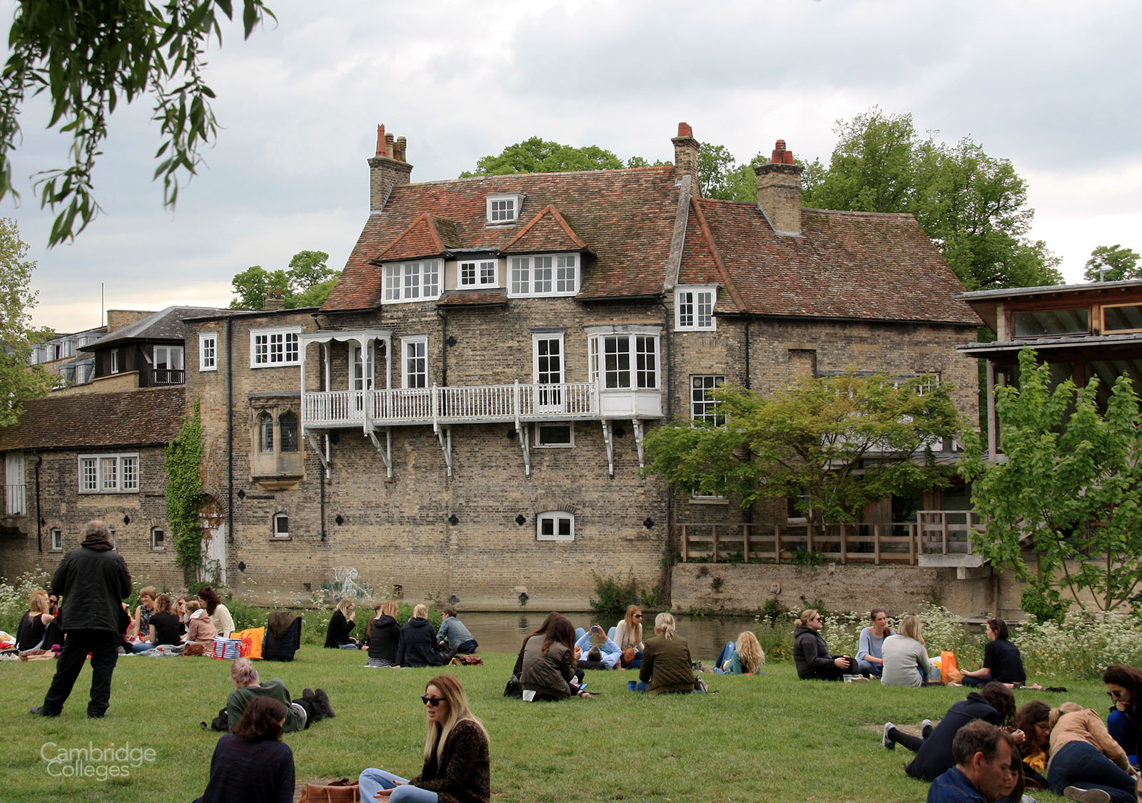 The old granary at Darwin college, Cambridge as viewed from Laundress green