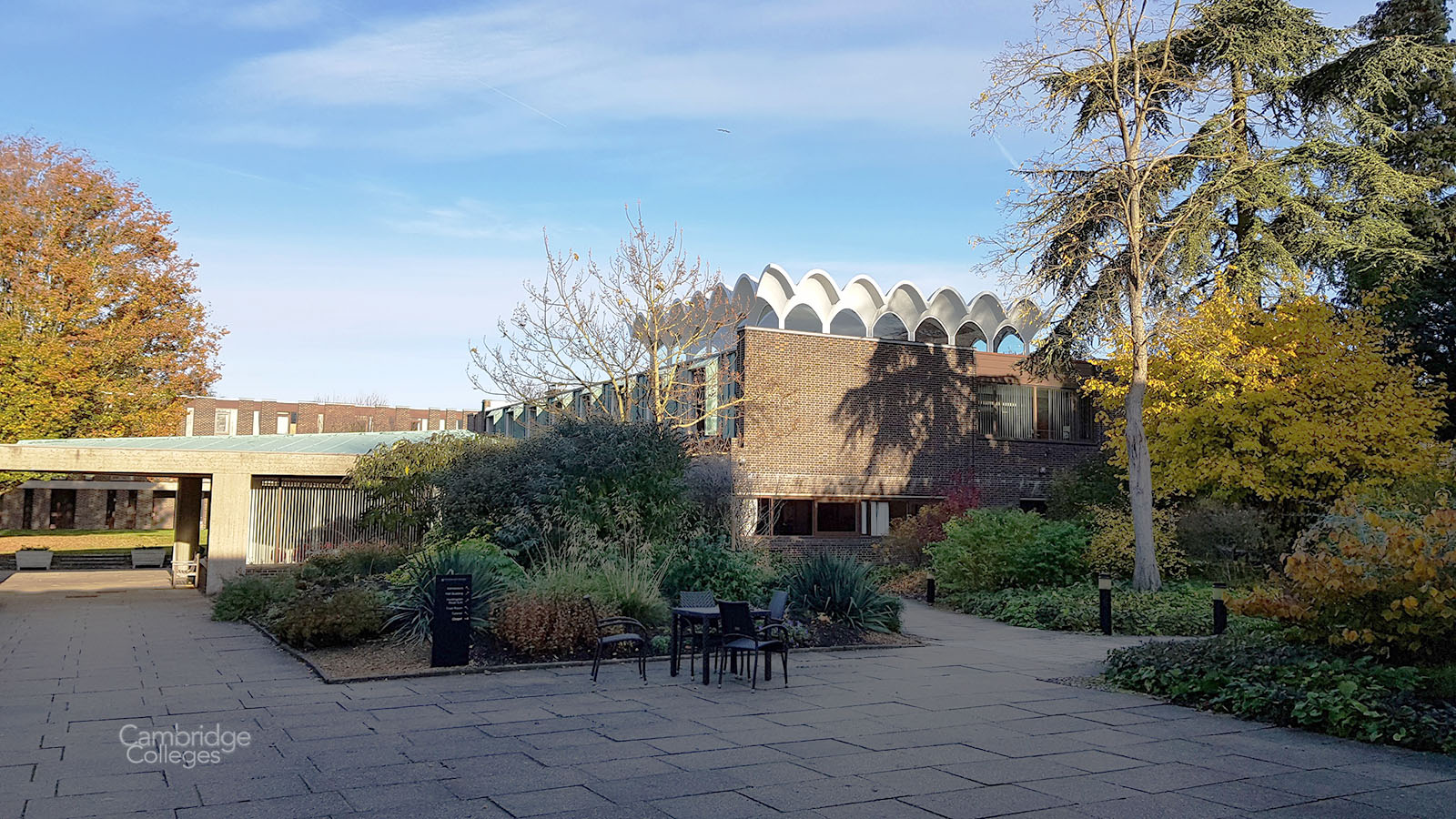 Some of the original 1960's buildings at Fitzwilliam college, Cambridge