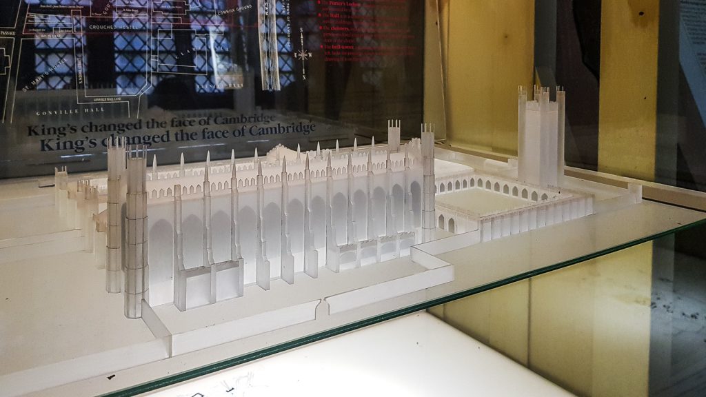 Model of the original design of King's college