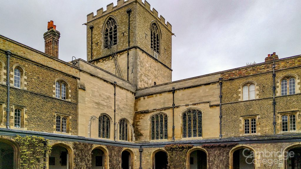 Cloister court at Jesus college, Cambridge