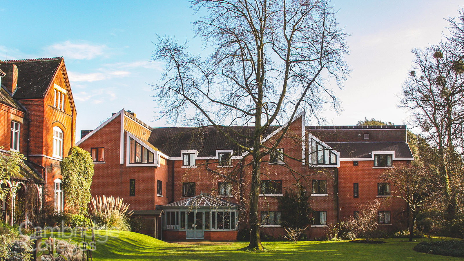 Looking back towards the Lucy Cavendish bar and common room.