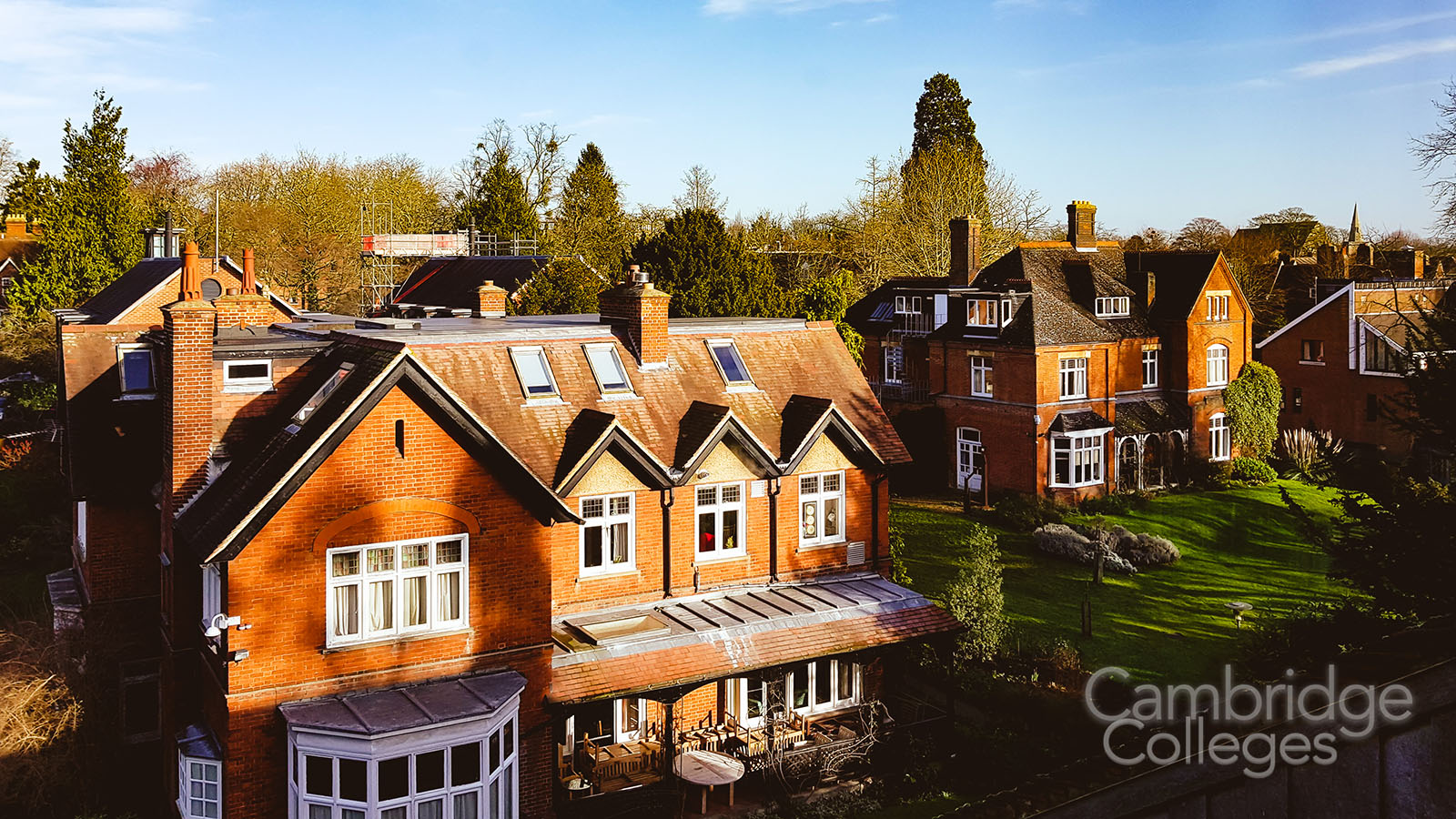 The view from the top of the library at Lucy Cavendish college