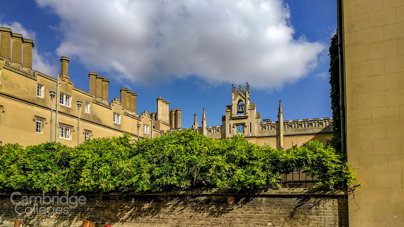 Sidney Sussex college as seen from the street