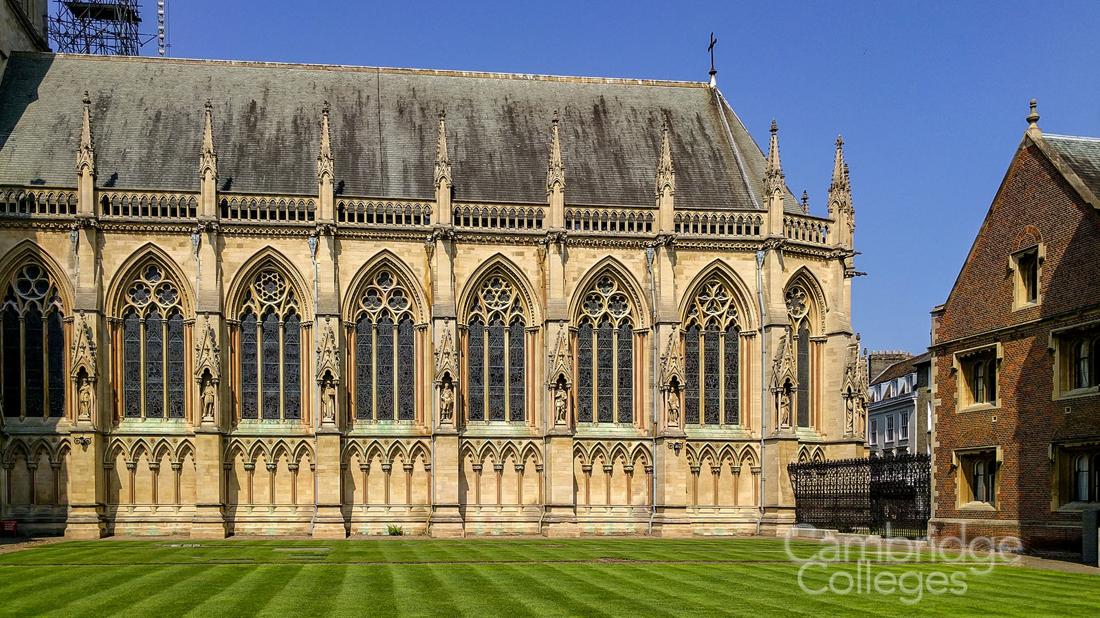 st johns college chapel, seen from inside first court