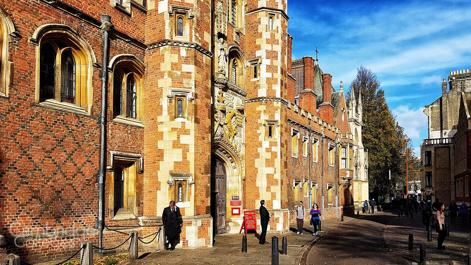 St John's great gate, seen from St John's street