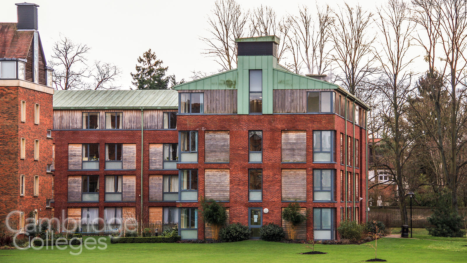 Some of Homerton college's more modern buildings