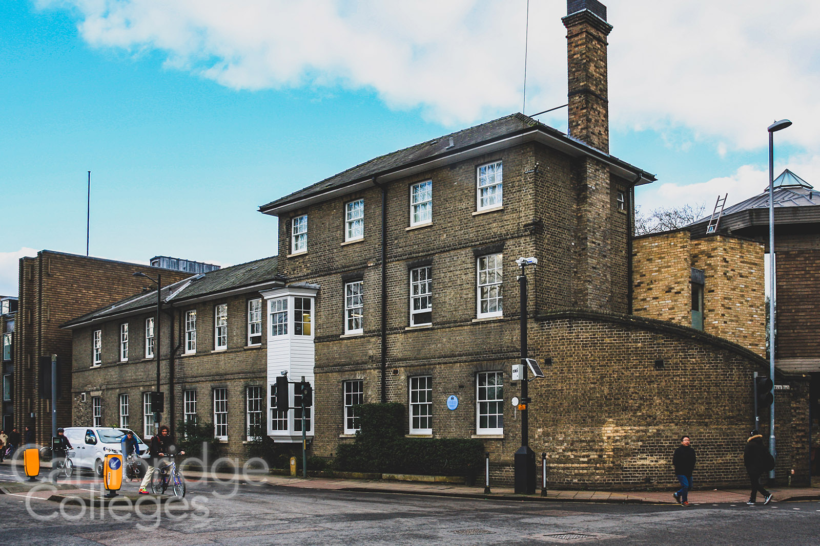 The original site of New Hall, on Silter Street