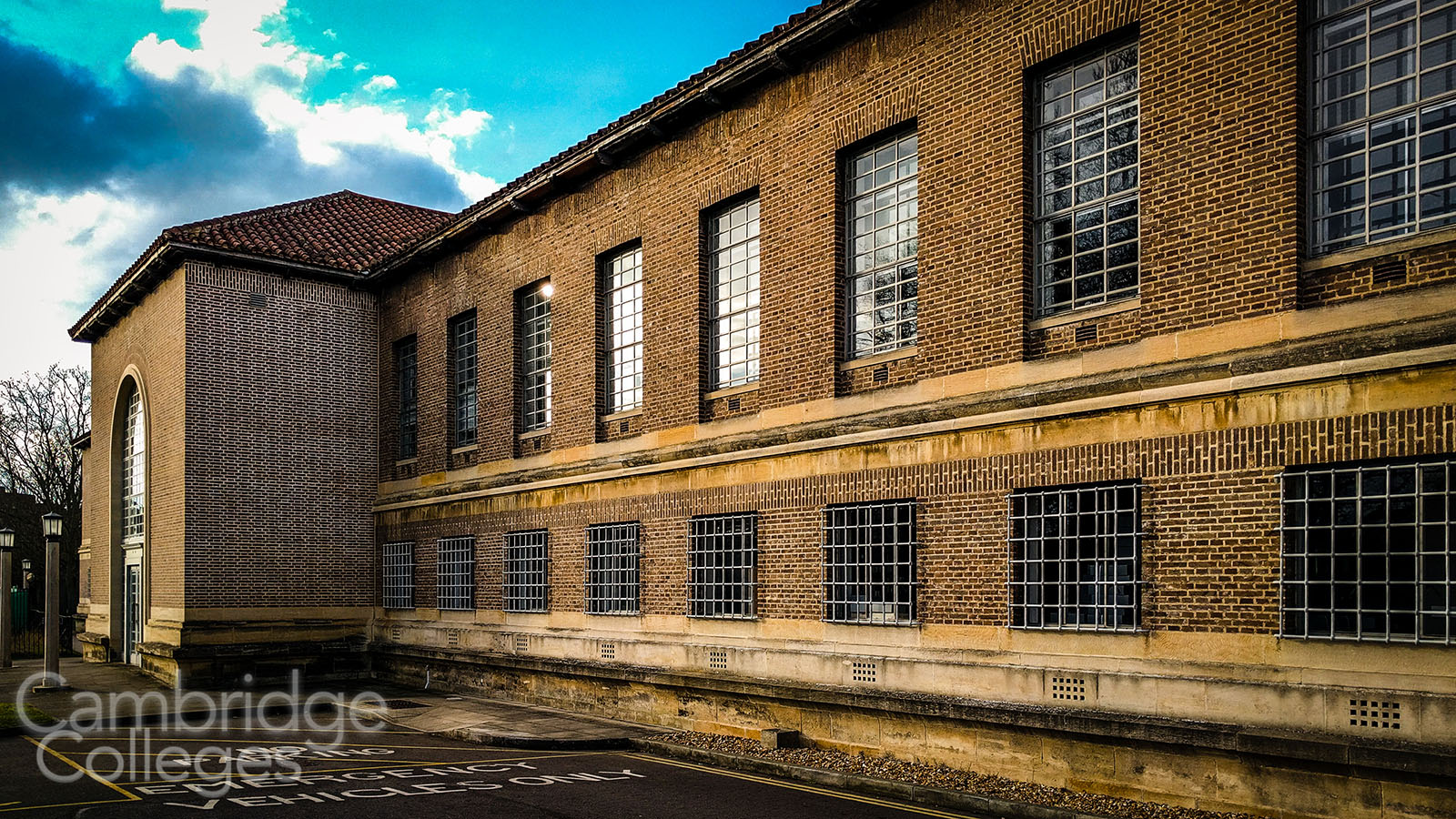 Cambridge University library, during the day time