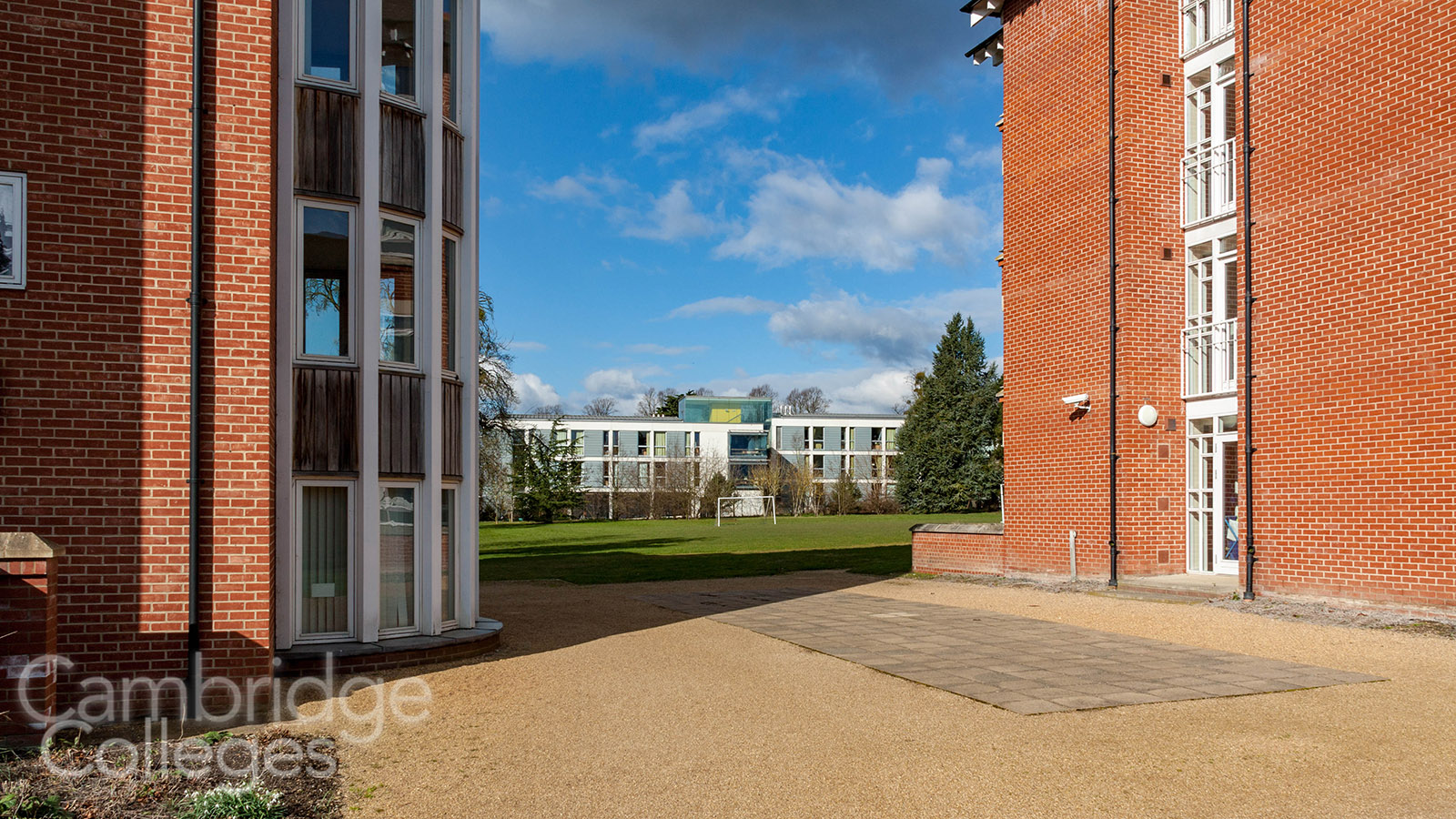 Murray Edwards college to the rear of St Edmund's