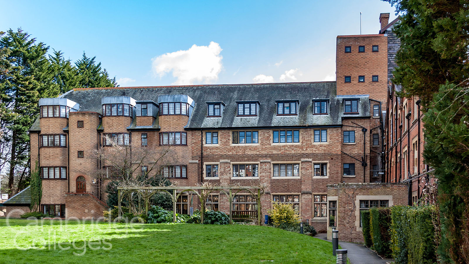 The rear of the Norfolk building, St Edmund's college