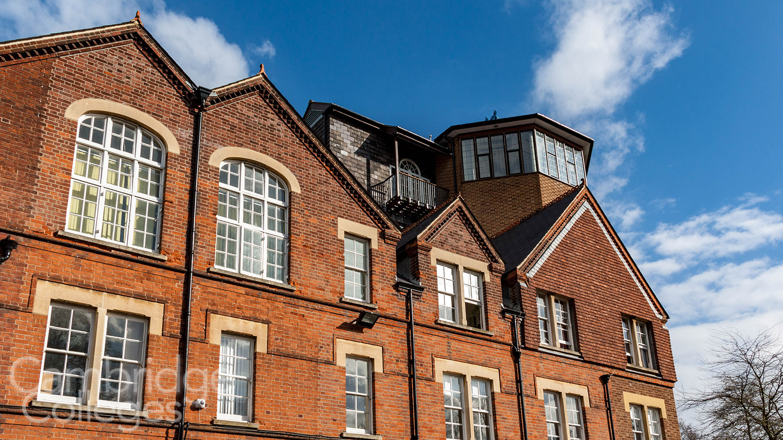 The Norfolk building with its tower at St Edmund's college