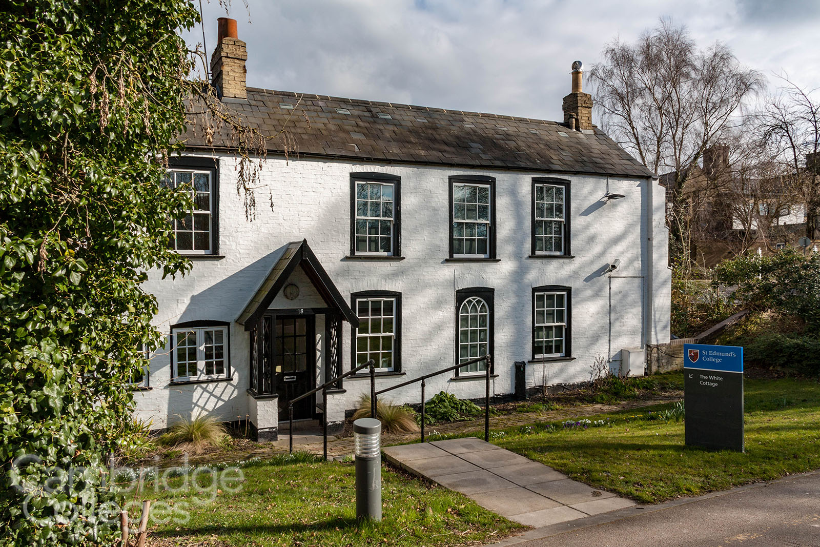 St Edmund's college White cottage