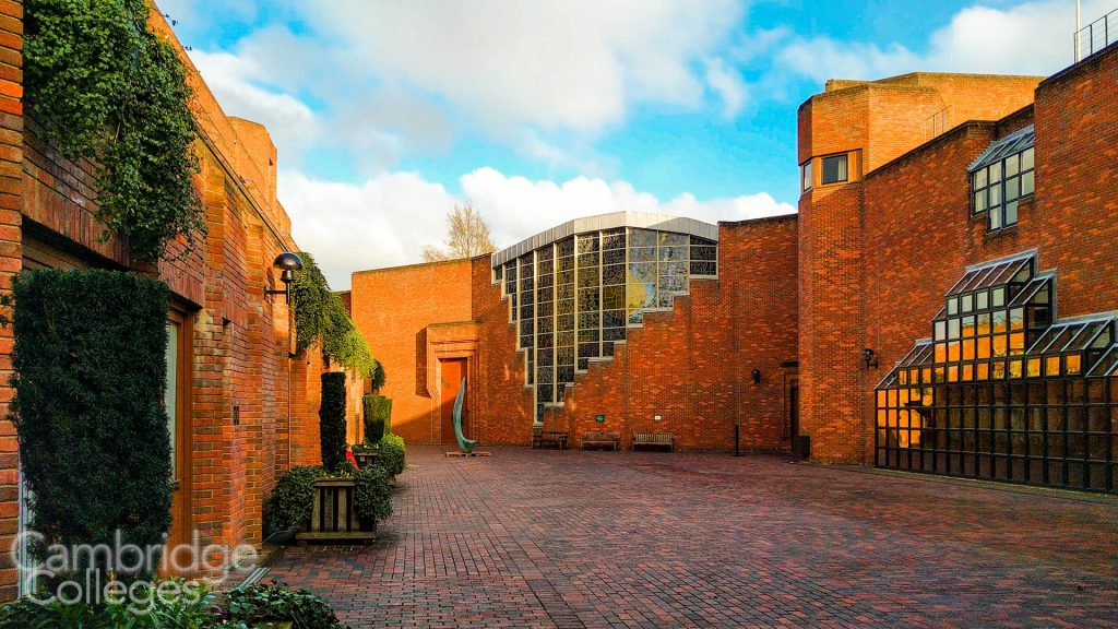 The exterior of Robinson College chapel