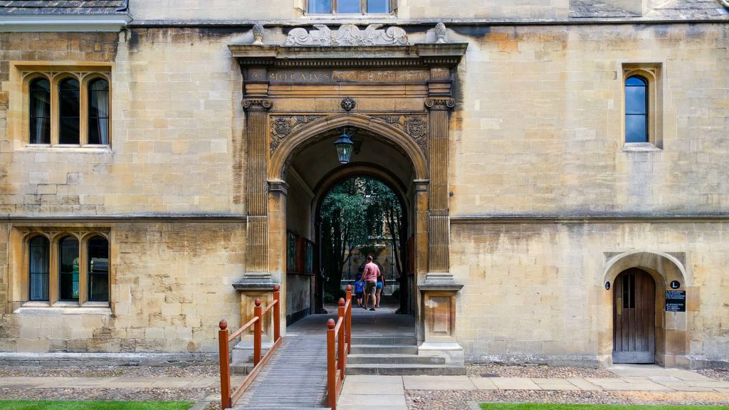 The Gate of Virtue at Gonville and Caius College