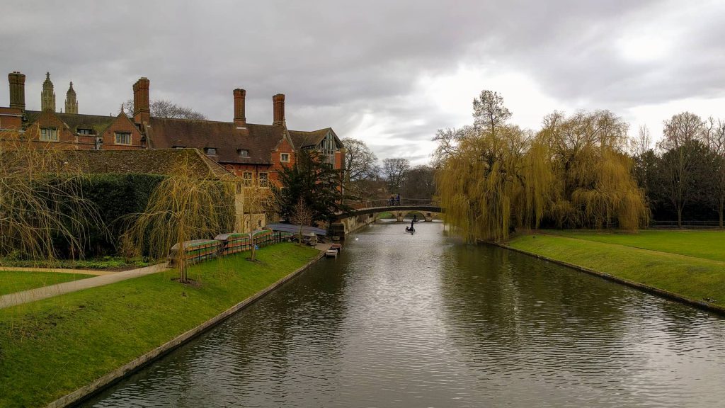 Trinity Hall as seen from Trinity bridge