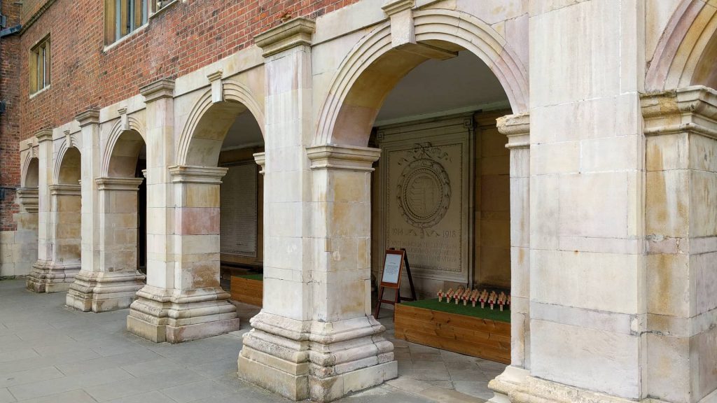 The War memorial at Pembroke remembers those lost in the wars